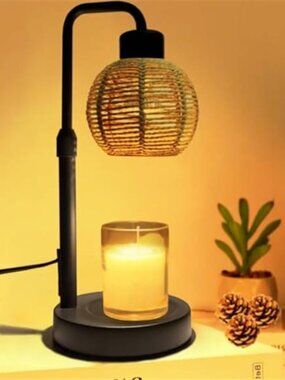 Candle Warmer Lamp Dimmable Timer Wax Melt Warmer Adjustable Height Safe